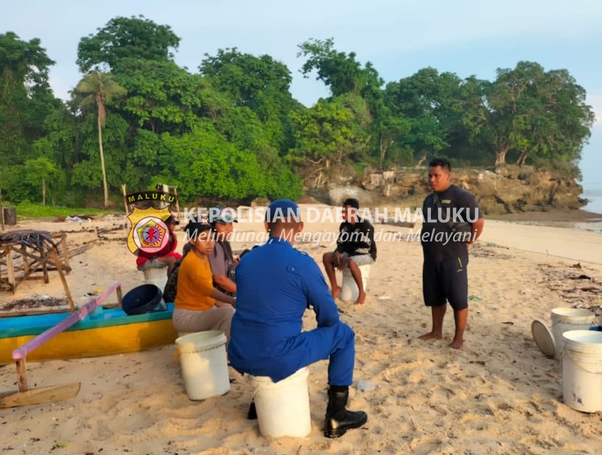 Sambang Kamtibmas, Sat Polairud Polres MBD Himbau Warga Utamakan Keamanan dan Keselamatan Dalam Pelayaran