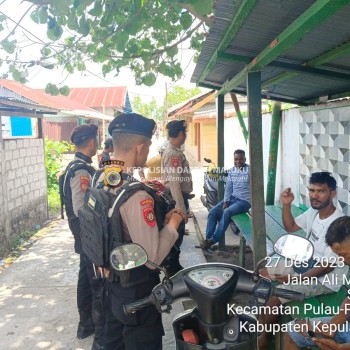 Patroli KRYD Satuan Samapta Terus Berikan Himbauan Kamtibmas Bagi Masyarakat.