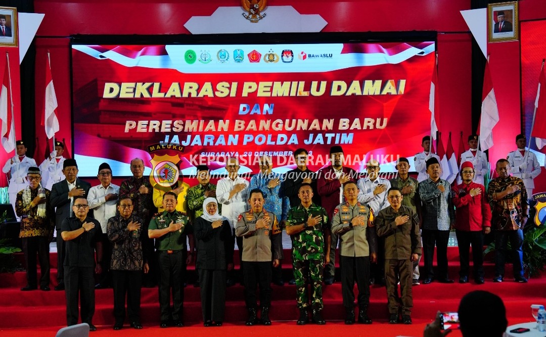 Deklarasi Pemilu Damai, Kapolri: Persatuan-Kesatuan Kekuatan Bangsa untuk Indonesia Lebih Baik