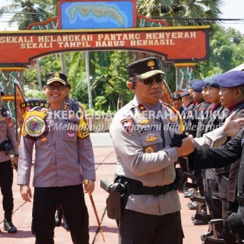 Wakapolda Maluku Kunjungi Batalyon B Satbrimob Polda Maluku