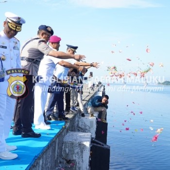 Wakapolda Maluku Hadiri Upacara Tabur Bunga Peringatan 206 Tahun Pahlawan Martha Christina Tiahahu