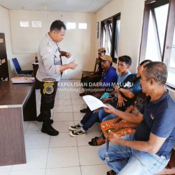 Bhabinkamtibmas Negeri PORTO Melakukan Giat Problem Solving permasalahan warga binaannya