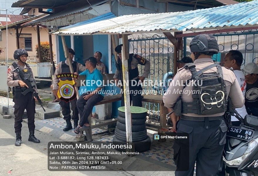 Patroli Dialogis Sat Samapta, Cegah Terjadinya Gangguan Kamtibmas