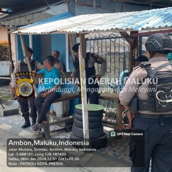 Patroli Dialogis Sat Samapta, Cegah Terjadinya Gangguan Kamtibmas