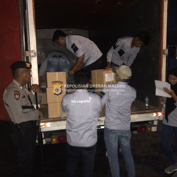 Polda Maluku Amankan Distribusi Surat Suara DPD RI ke Aru