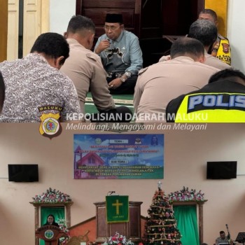 PERSONIL POLRESTA AMBON LAKSANAKAN BINROHTAL RUTIN UNTUK MEMBENTUK KARAKTER ANGGOTA POLRI YANG HUMANIS