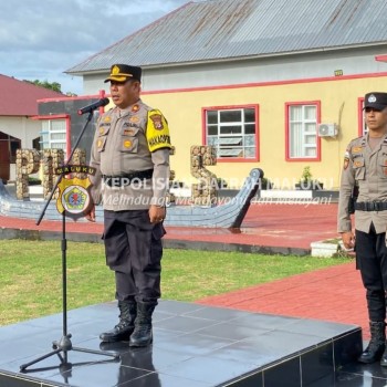 Polres MBD Gelar Upacara Hari Kesadaran Nasional, Pupuk Kesadaran dan Loyalitas Demi Wujudkan Persatuan dan Kesatuan Bangsa