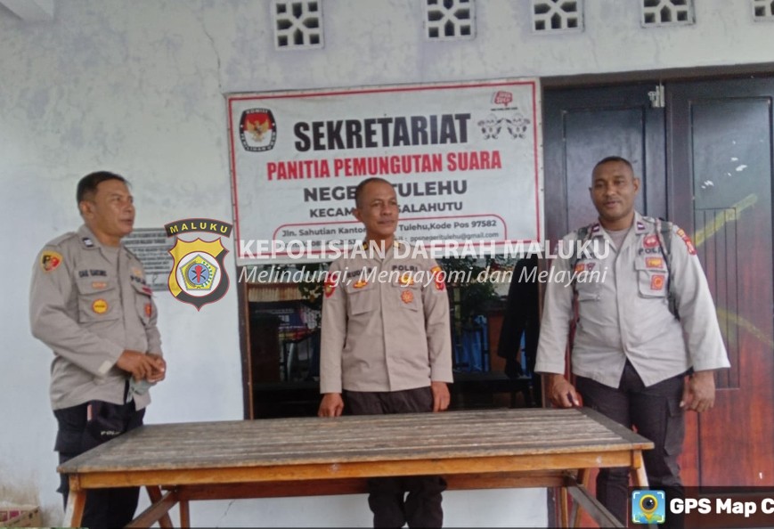 Pastikan Keamanan, Polsek Salahutu Gelar Patroli Sambang