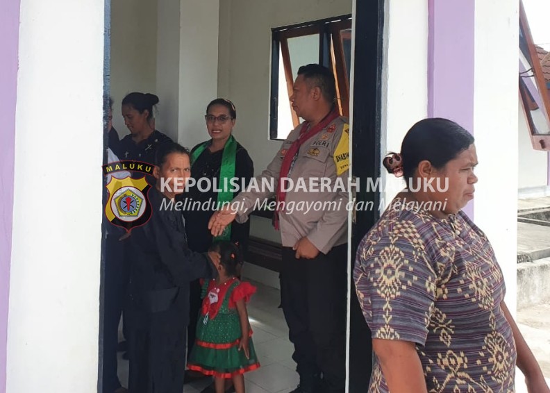 Polsek Serwaru Pengamanan Tempat Ibadah, Berikan Rasa Aman dan Nyaman Kepada Warga Saat Beribadah