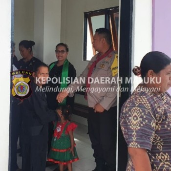 Polsek Serwaru Pengamanan Tempat Ibadah, Berikan Rasa Aman dan Nyaman Kepada Warga Saat Beribadah