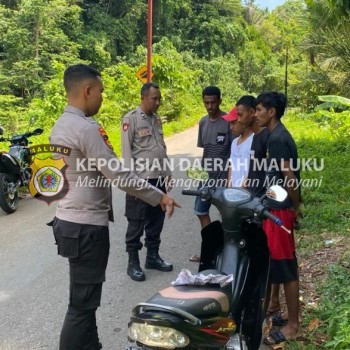 Jaga Kamtibmas dan Beri Himbauan, Polsek Leihibar Gencarkan Patroli Rutin