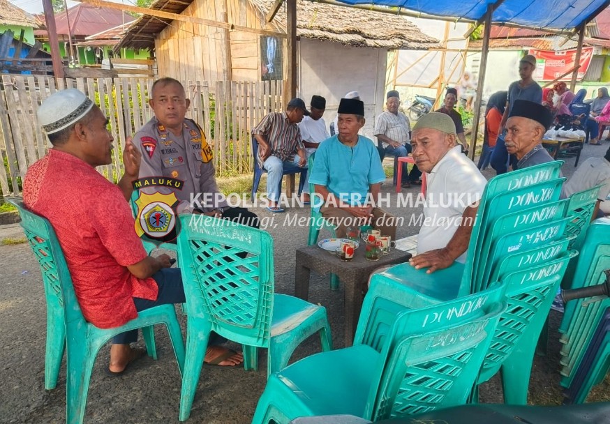 Himbau Kamtibmas, Kapolsek Salahutu Pimpin Giat Patroli