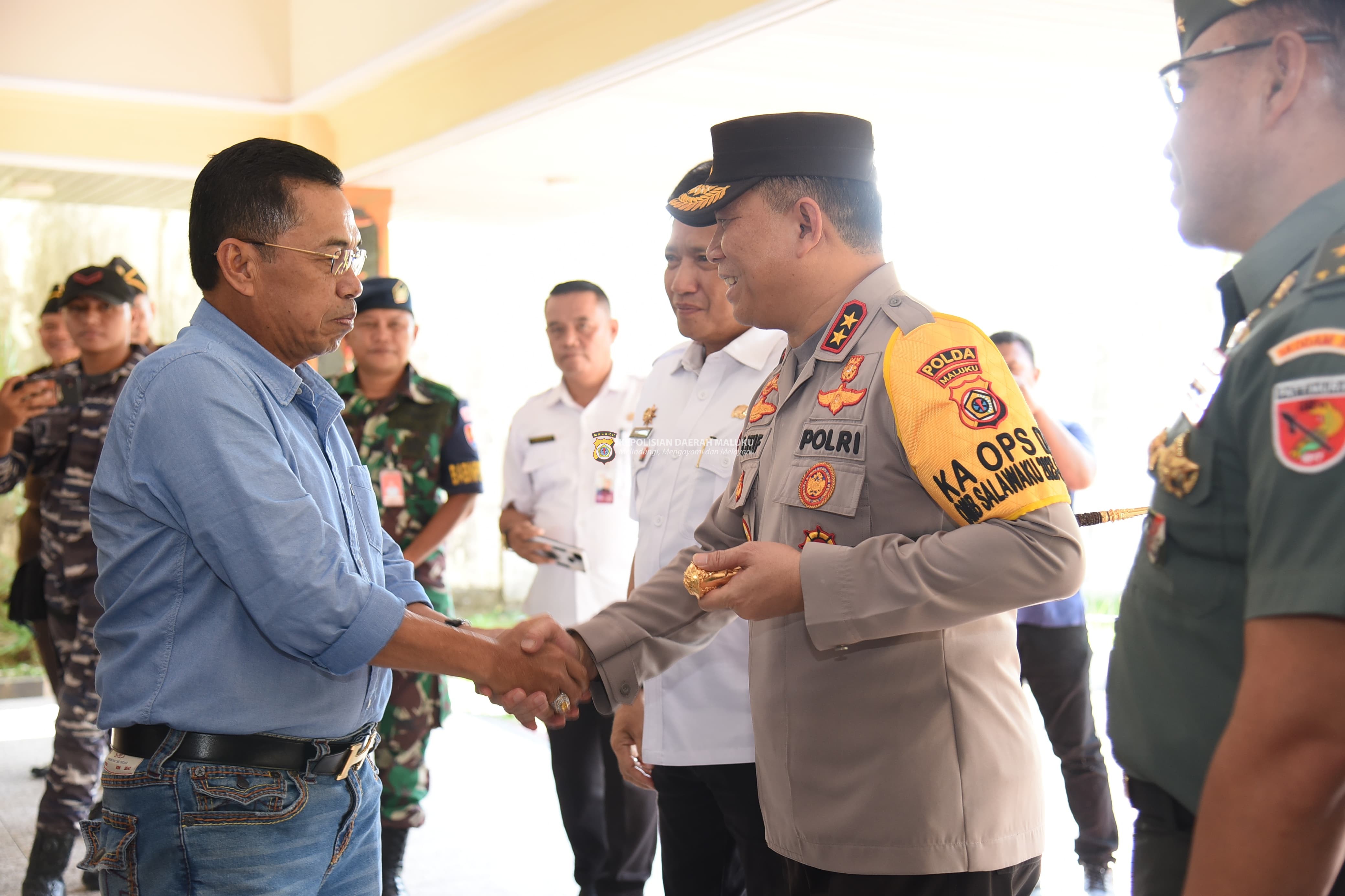 Kapolda Sambut Kunjungan Wakil Jaksa Agung RI di Maluku