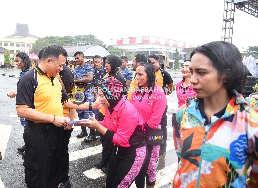 Bhayangkari Maluku Juara 1 Lomba Joget Tiktok Semarak Bhayangkara ke-78