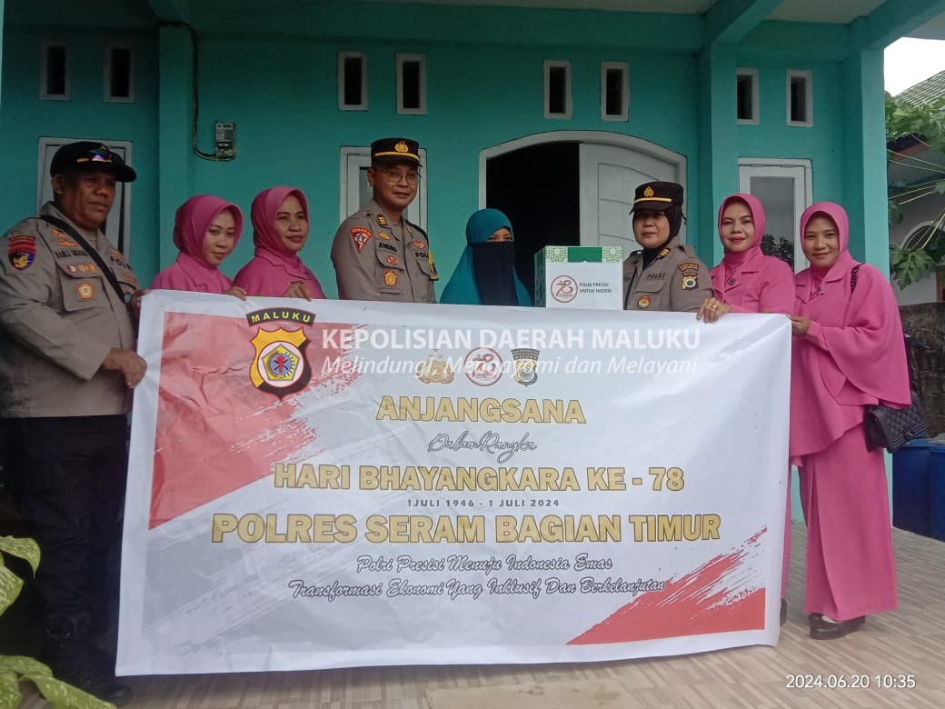Sambung Silaturahmi, Polres SBT Gelar Anjangsana ke Purnawirawan dan Warakawuri Polri