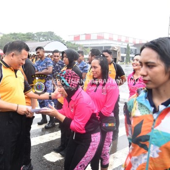 Bhayangkari Maluku Juara 1 Lomba Joget Tiktok Semarak Bhayangkara ke-78