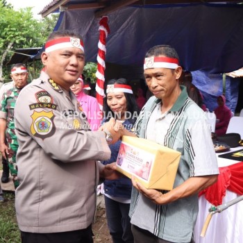 Polda Maluku Berikan Bantuan Ketahanan Pangan kepada Masyarakat Petani di Ambon