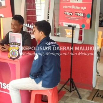 Ps. Kanit Binmas Polsek Salahutu Gelar Kegiatan Sambang dan Berikan Himbauan Kamtibmas