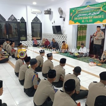 SPN Polda Maluku Gelar Khatam Alquran untuk Siswa Diktukba Beragama Muslim