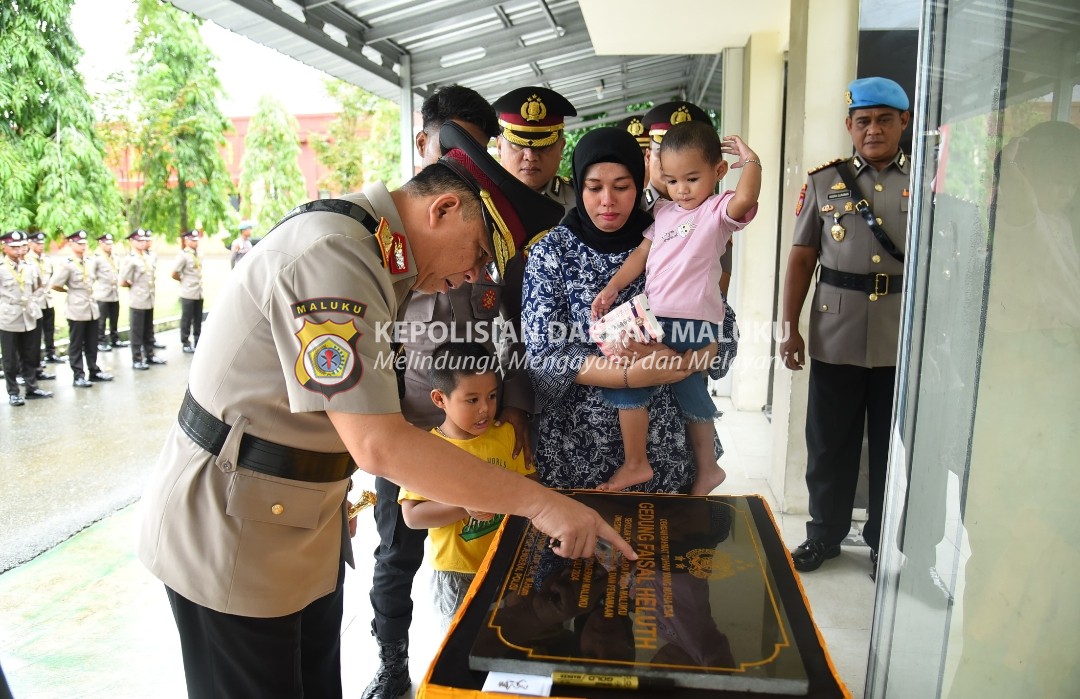 Aula di SPN Polda Maluku Resmi Dinamai Brigpol Anumerta Faisal Heluth