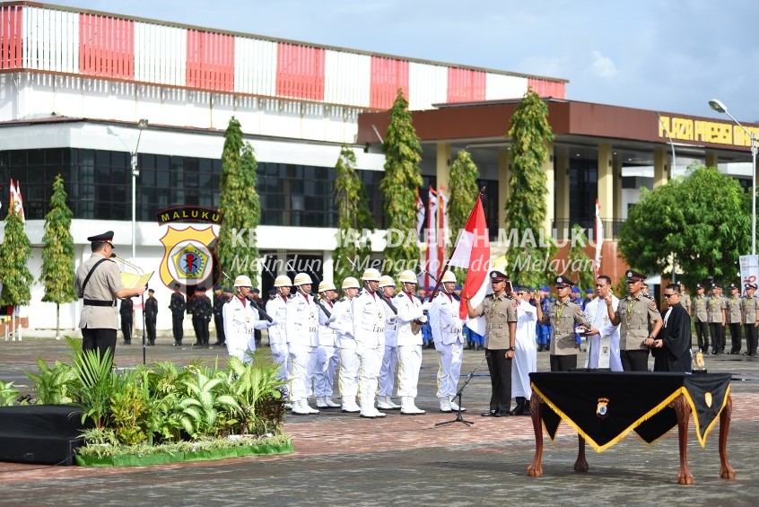 Kapolda Maluku Lantik 89 Siswa Bintara Polri tahun 2024