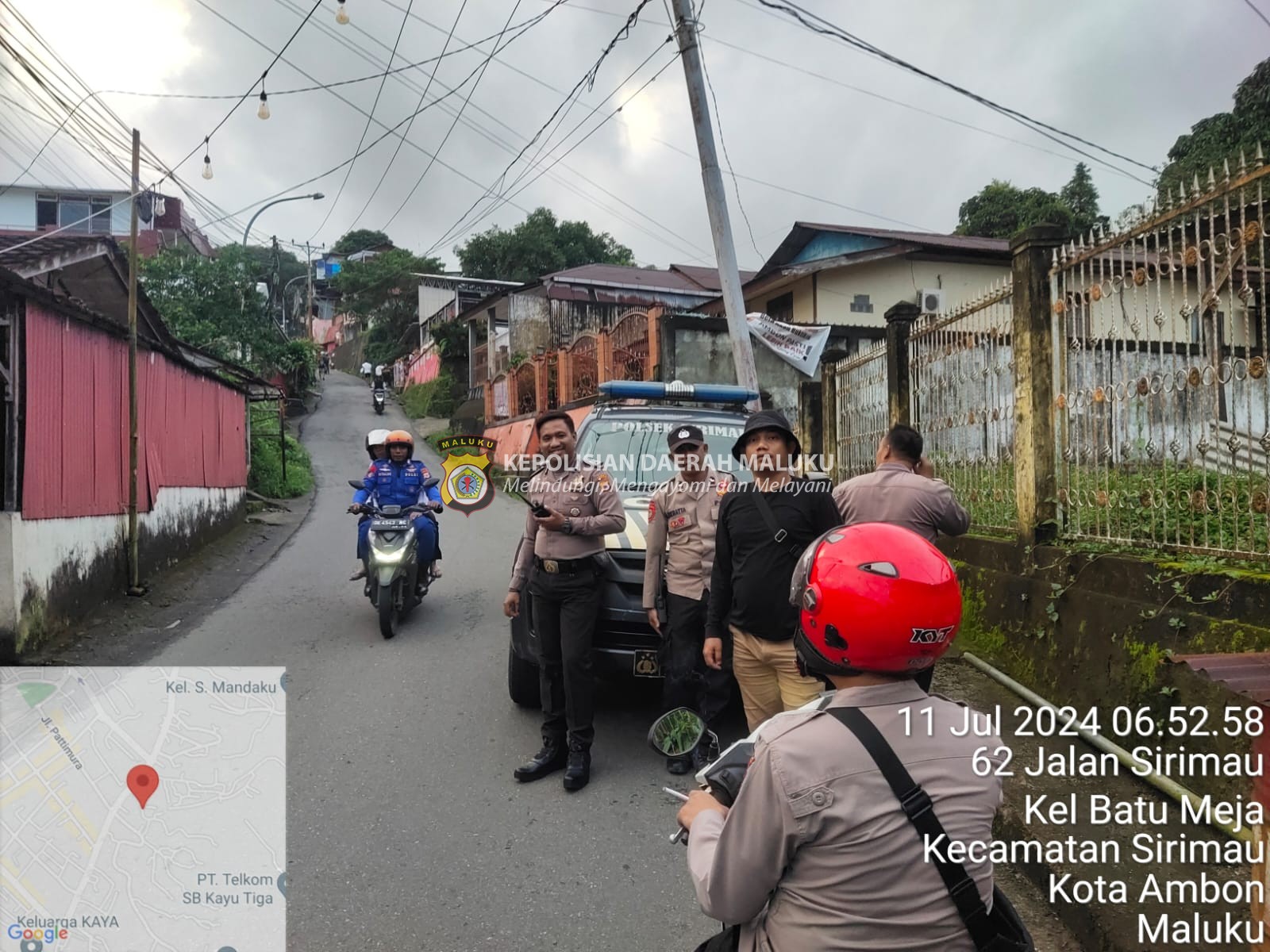 Polisi Sigap Atasi Aksi Baku Lempar Sesama Pemuda