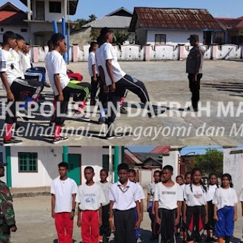Sinergi TNI Polri tingkatkan disiplin dan mental fisik para Pelajar lewat LDDK, kembali digelar Polsek Selaru