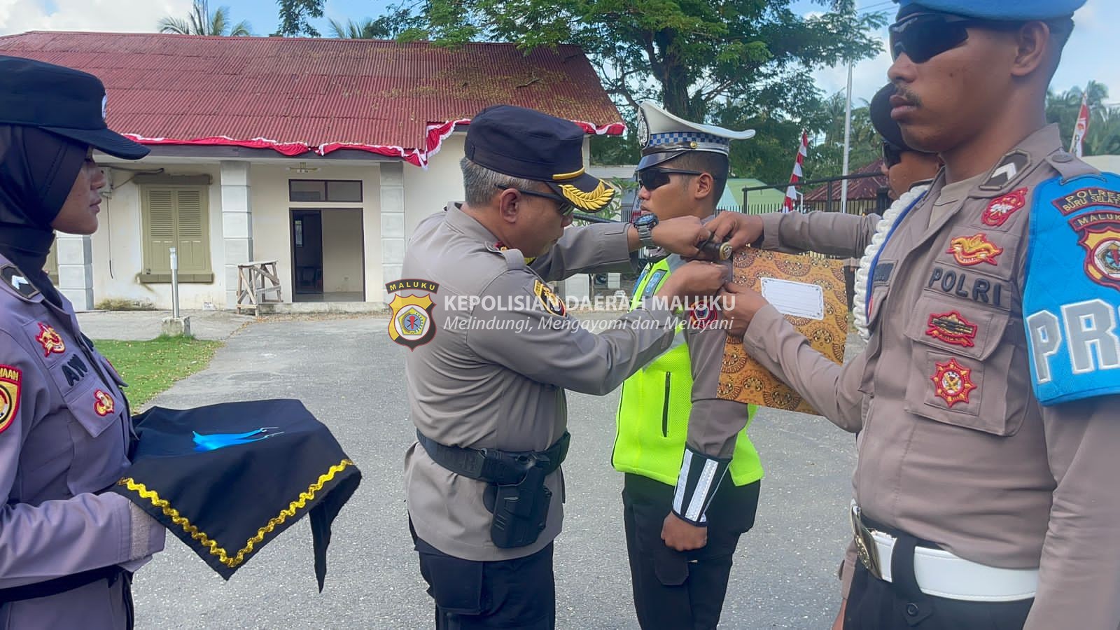 Polres Buru Selatan Laksanakan Apel Gelar Pasukan Operasi Patuh Salawaku 2024