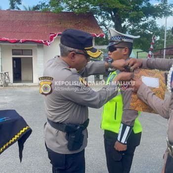 Polres Buru Selatan Laksanakan Apel Gelar Pasukan Operasi Patuh Salawaku 2024