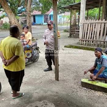 Jaga kondusifitas kamtibmas, Polsek Waesama Laksanakan Patroli