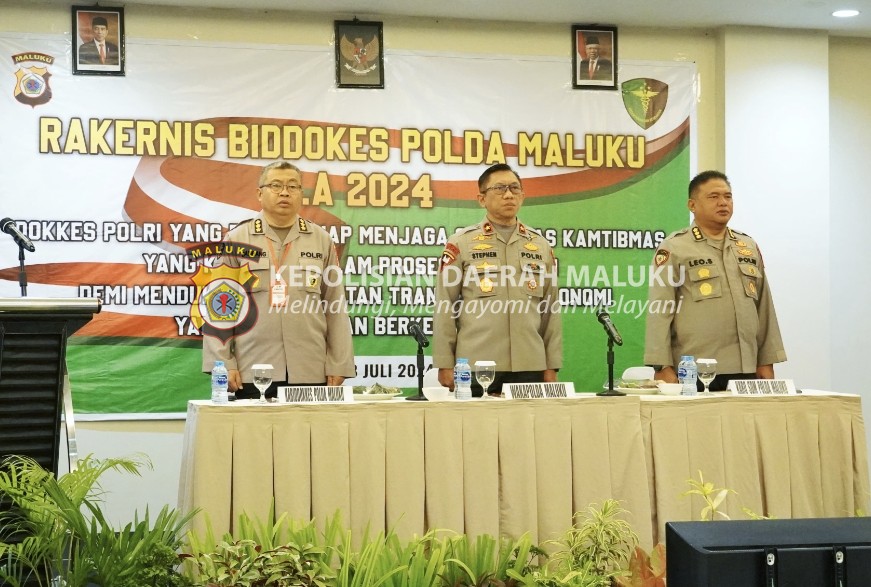 Wakapolda Buka Rakernis Biddokkes Polda Maluku