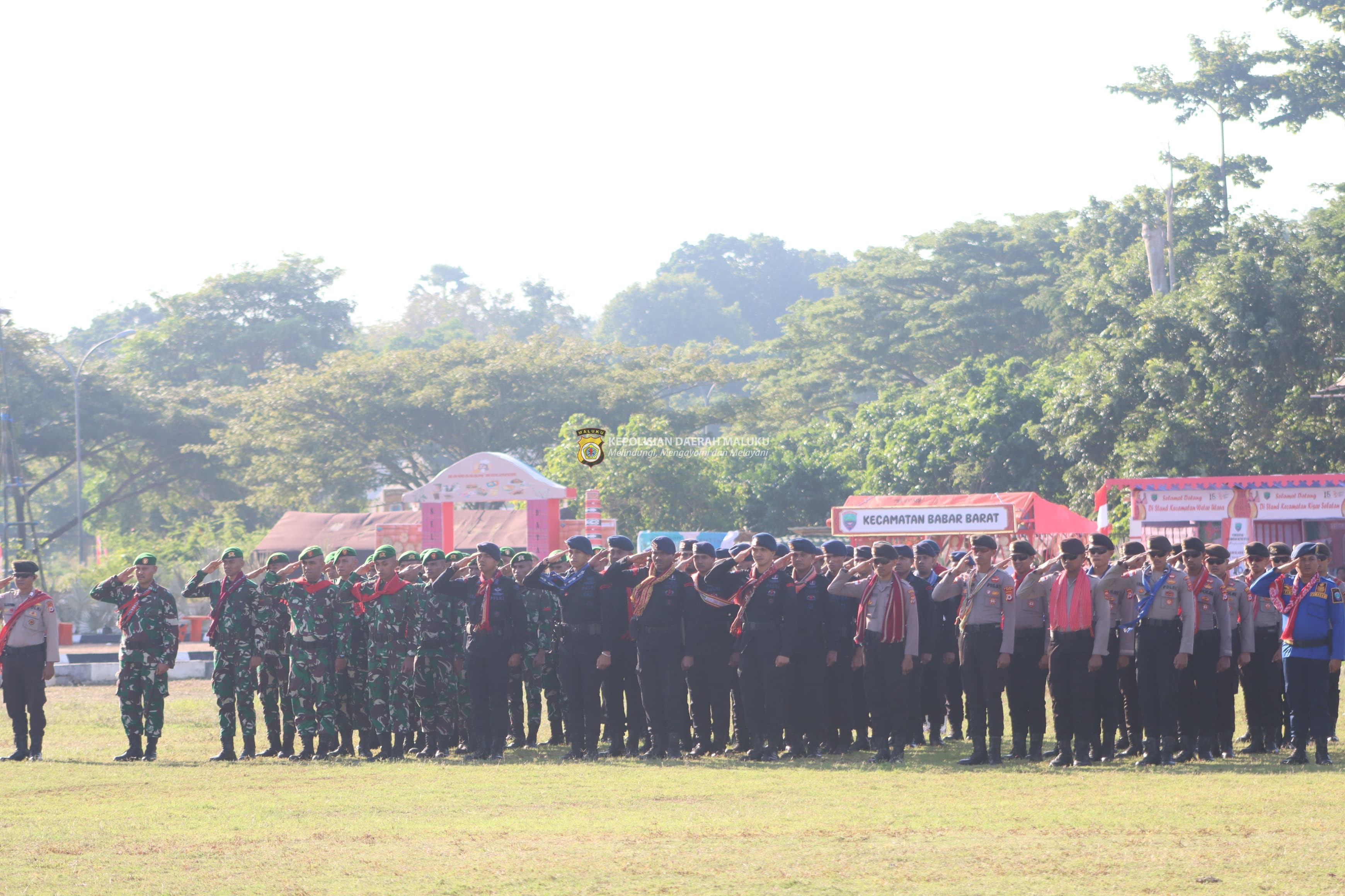 Polres MBD Partisipasi Meriahkan Hari Jadi Kabupaten Maluku Barat Daya ke-16 Tahun 2024