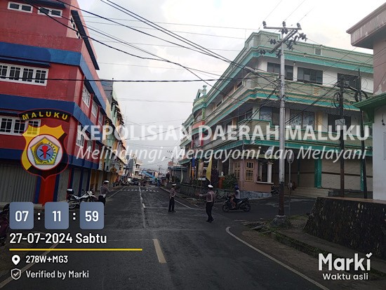 Seakan tak kenal lelah, Sat Lantas Polres Kepulauan Tanimbar rutin menggelar Gatur Lalin