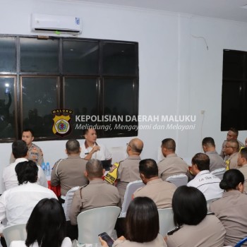 Audit Kinerja Itwasum Polri Tahap II Aspek Pelaksanaan & Pengendalian di Polresta Ambon