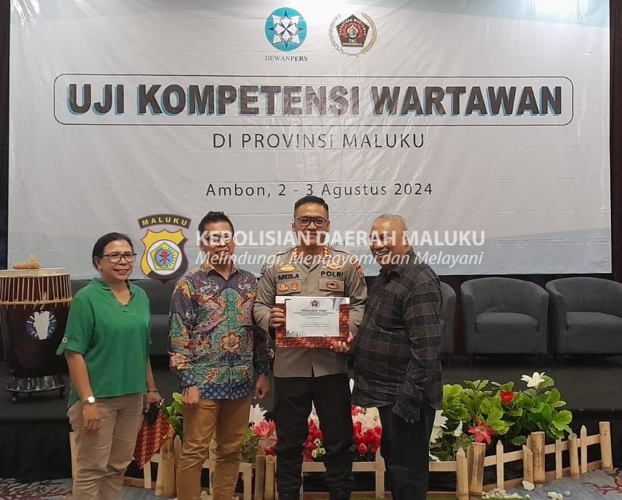 Dewan Pers Gelar UKW, Kabid Humas Polda Maluku Jadi Narasumber