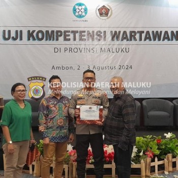 Dewan Pers Gelar UKW, Kabid Humas Polda Maluku Jadi Narasumber