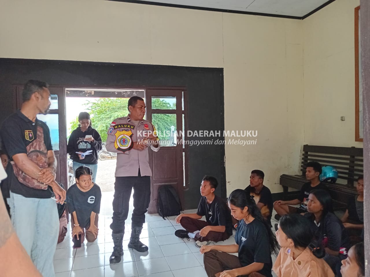 Gelar Kepramukaan Saka Bhayangkara, Bhabinkamtibmas Olilit Raya 1 berikan pembinaan dan pelatihan
