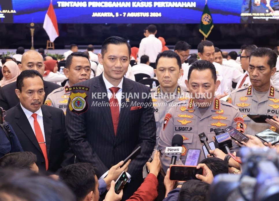 Polri dan Menteri ATR/BPN Perkuat Sinergitas Pemberantasan Mafia Tanah