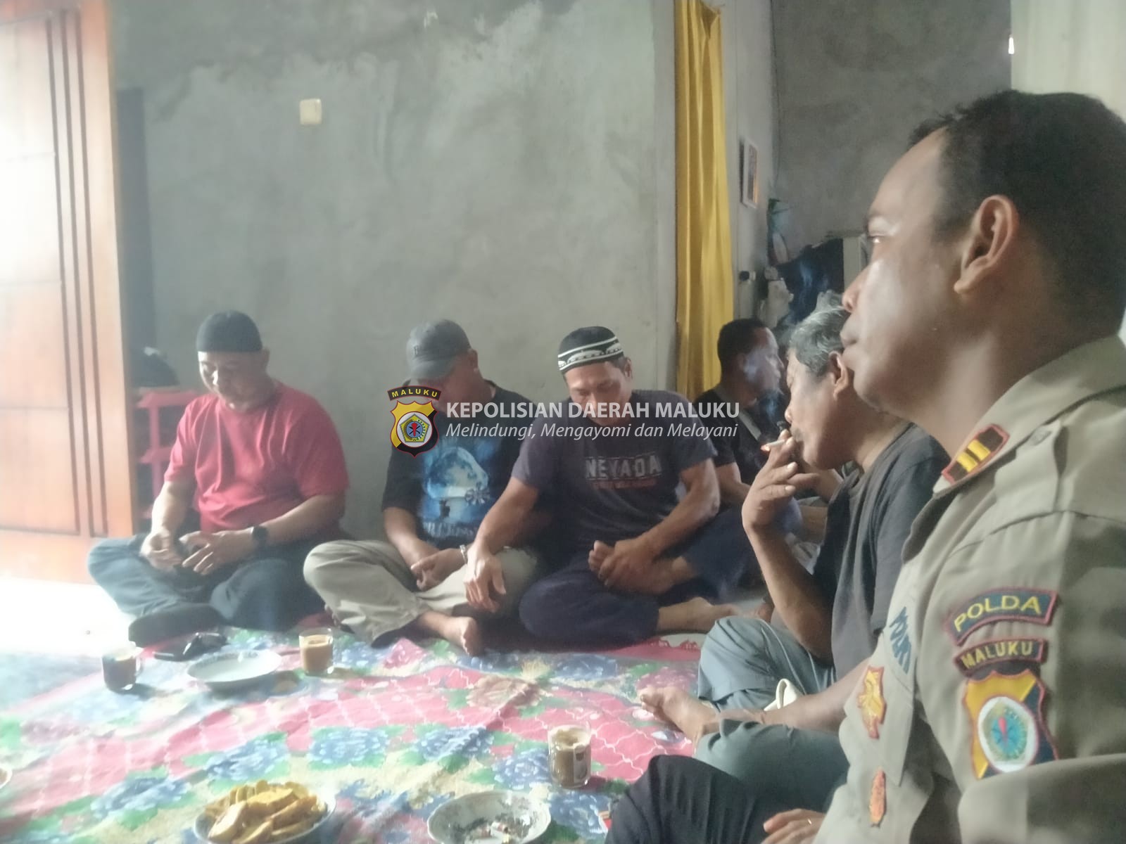 Silahturahmi dan Bacarita Kamtibmas di Dusun Ujung Batu Negeri Waai