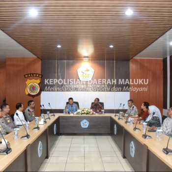 Kapolda Maluku Silaturahmi dengan Rektor Unpatti, Kapolda Mohon dukungan dari Semua Pihak, Termasuk Perguruan Tinggi