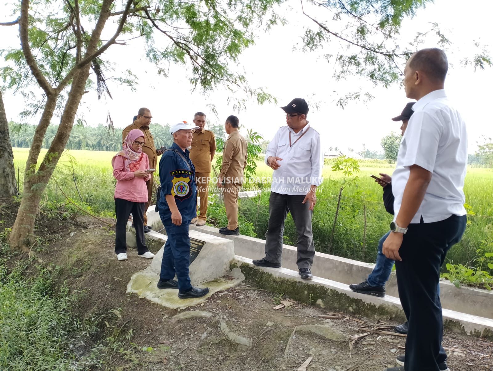 Satgassus Pencegahan Tipikor Mabes Polri Pantau Proyek Peningkatan dan Pemeliharaan Jaringan Irigasi Tersier di Provinsi Sumatera Utara