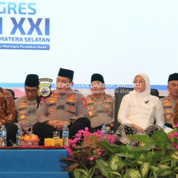 Kapolri Hadiri Pembukaan Kongres XXI PMII di Palembang