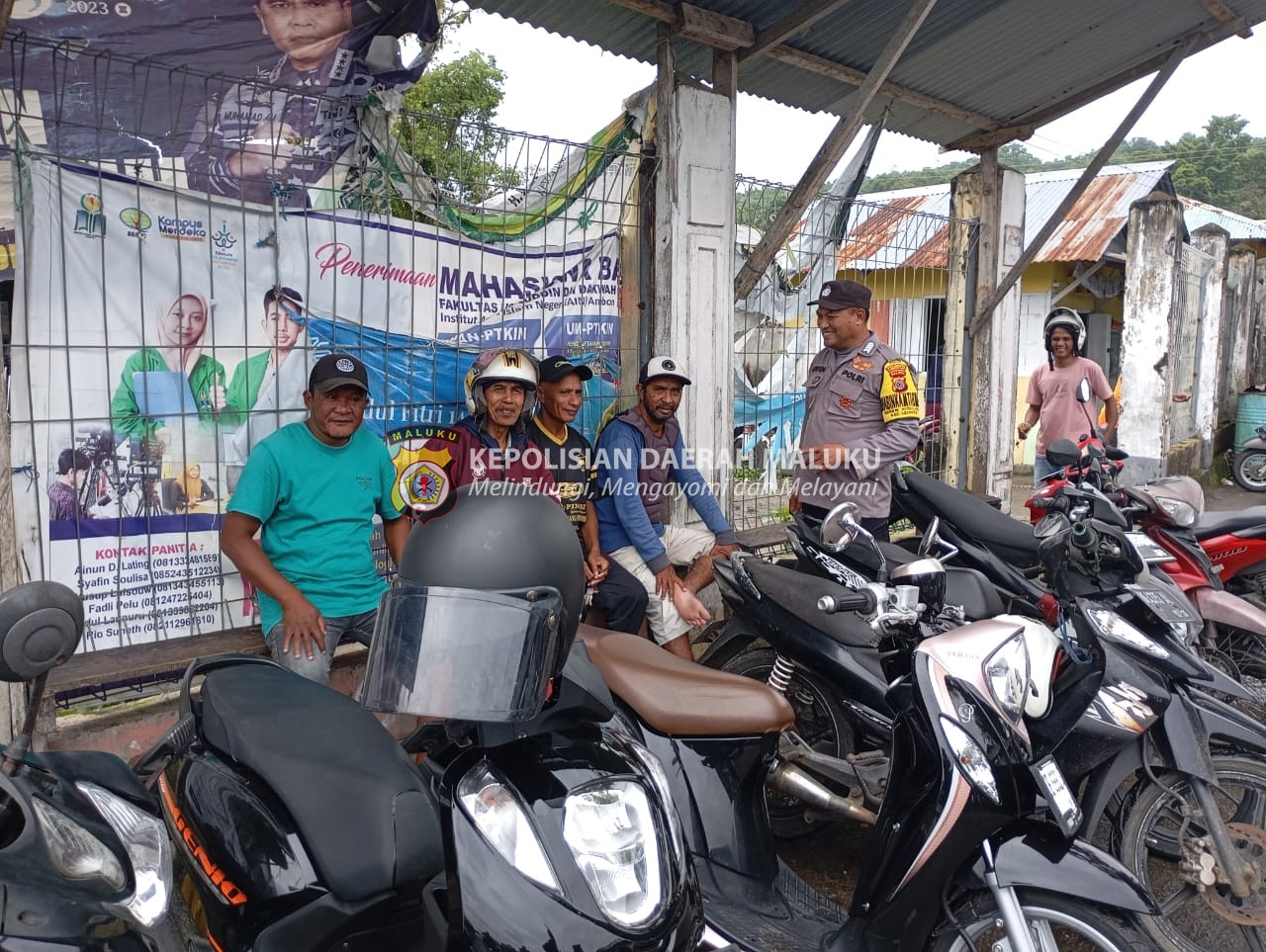 Bhabinkamtibmas Negeri Hitu Lama, Rutin Temui Warga Binaan