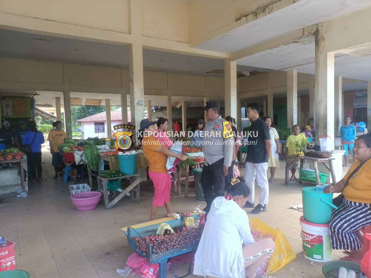 Guna Menjaga Keamanan Polsek Leksula Laksanakan Patroli Siang