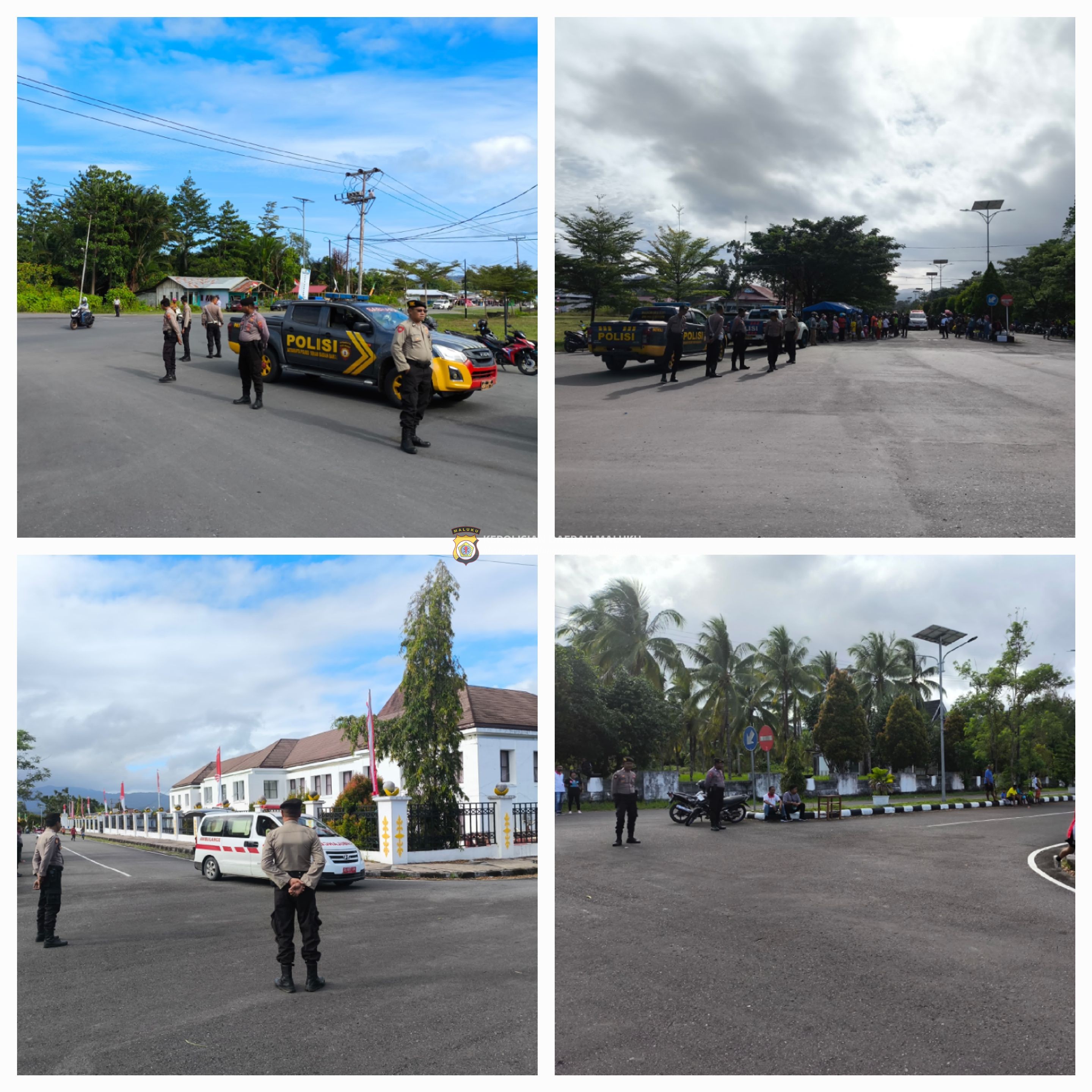 Sat Samapta Polres SBB Laksanakan Patroli Perintis Presisi, berikan pengamanan Lomba Lari  Marathon