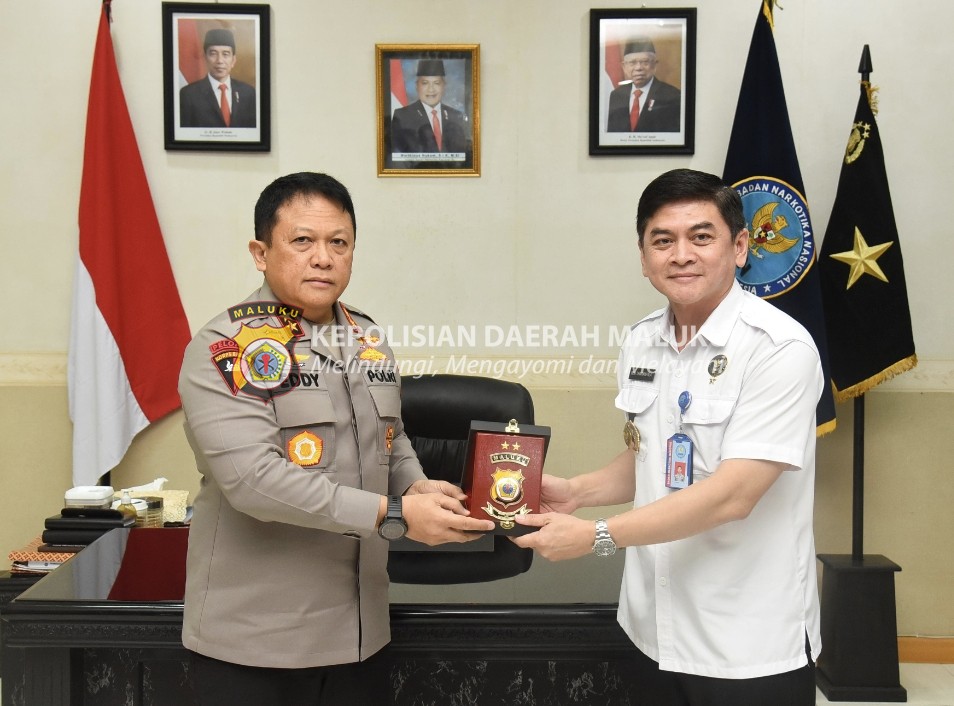 Kapolda Ajak Kepala BNNP Maluku Kerjasama Berantas Narkoba