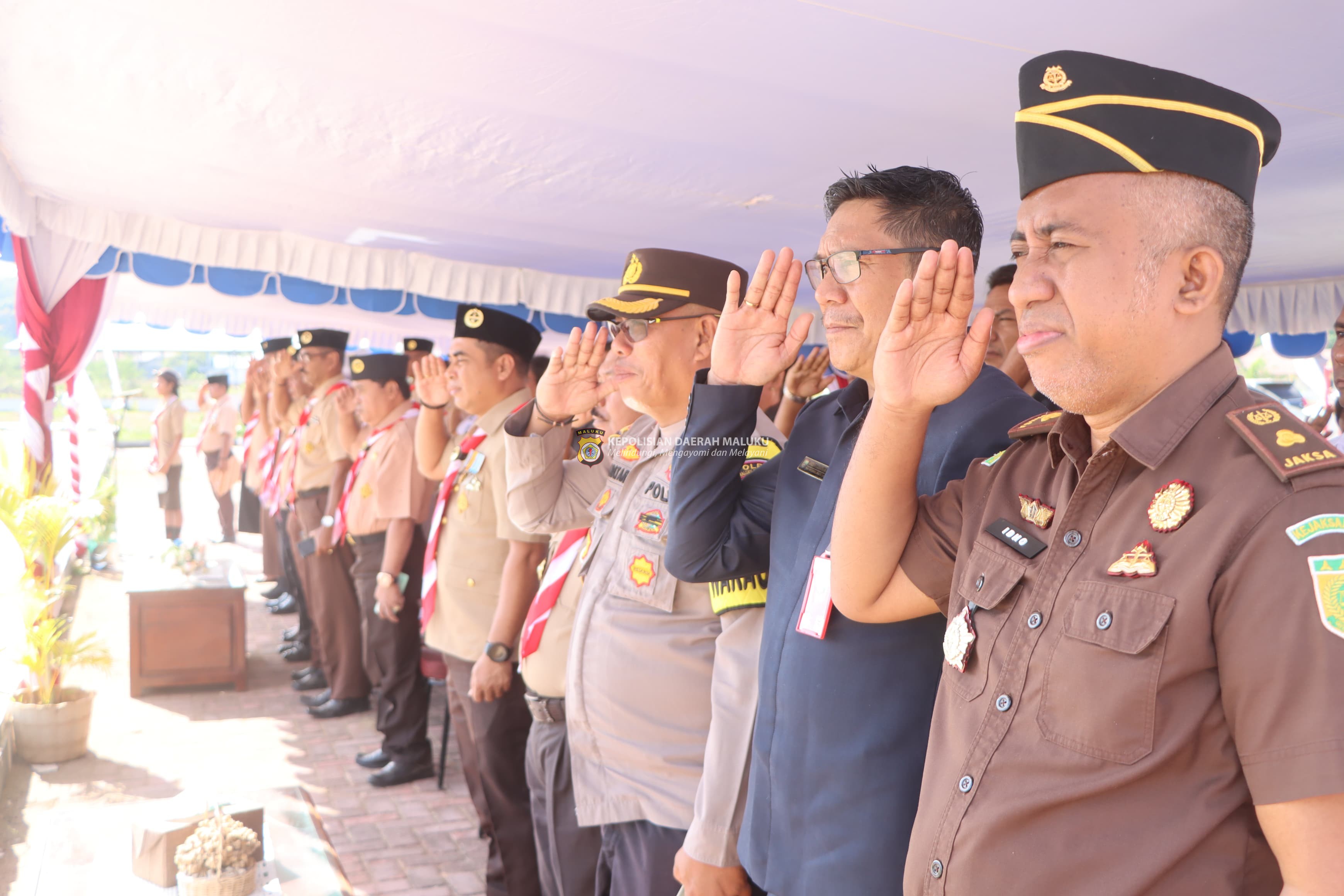 Waka Polres Maluku Barat Daya Hadiri Upacara Hari Pramuka Ke-64 Tahun 2024