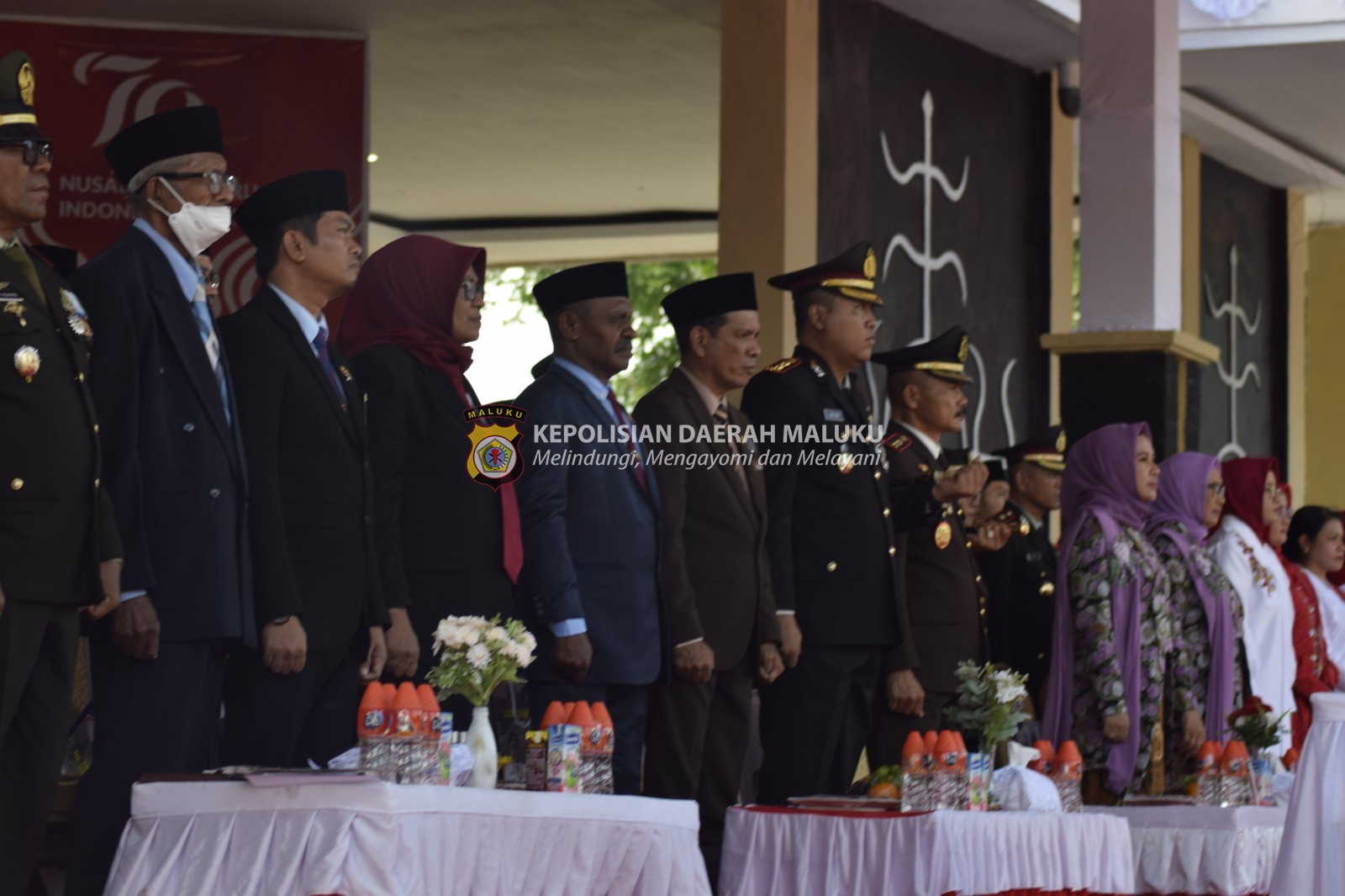 Kapolres SBT Hadiri Upacara Hari Kemerdekaan RI ke-79 di Kab. SBT