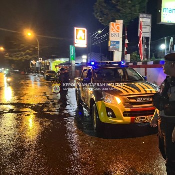 Polresta Ambon Gelar Patroli Malam Hari untuk Cegah Aksi Kriminalitas