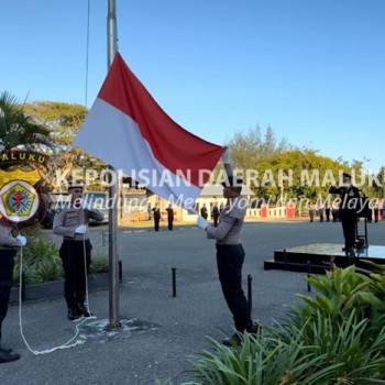 Polres Kepulauan Tanimbar gelar Upacara Bendera, peringati hari Kemerdekaan RI